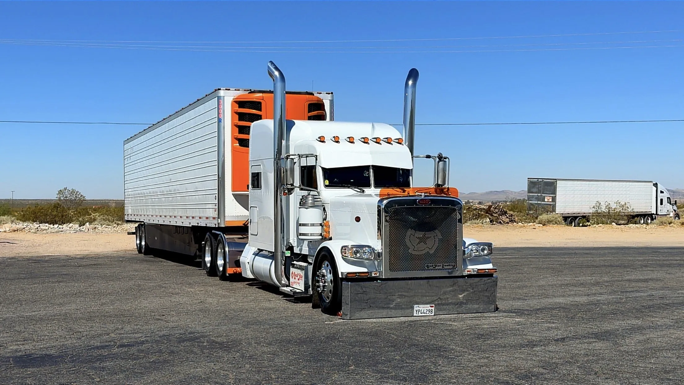 Rockstar Trucking Peterbilt with 53-foot refrigerated trailer